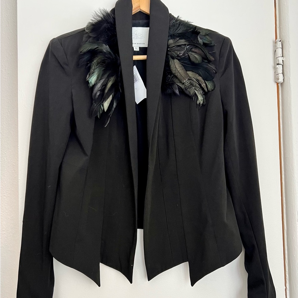 NEW Maddison Marcus Feathered Blazer